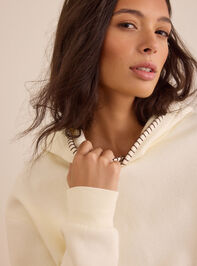 Take It Easy Whipstitch Sweatshirt Detail 3 - AS Kids