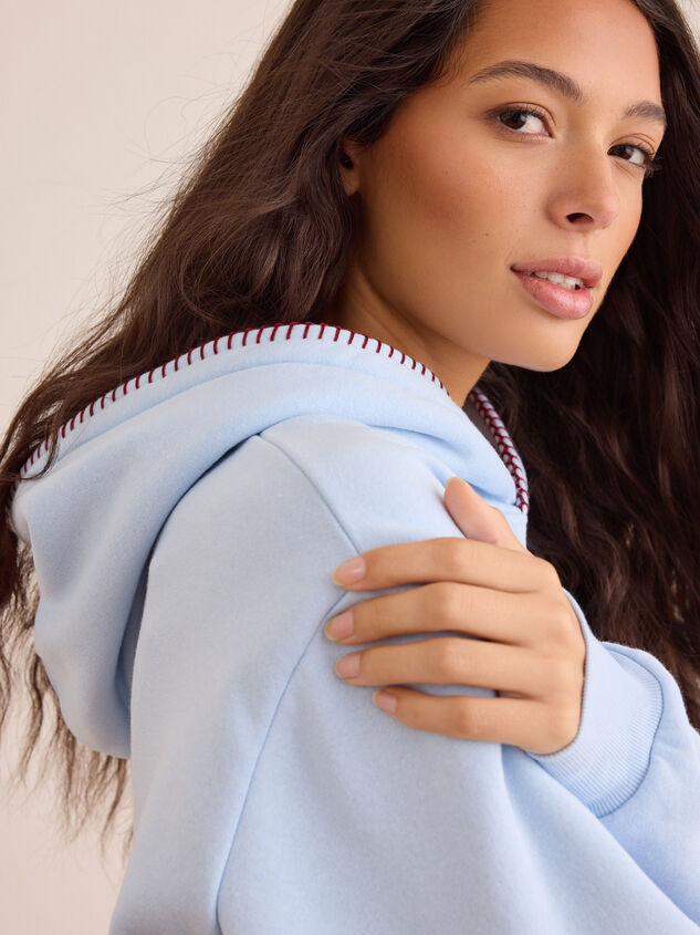 Take It Easy Whipstitch Sweatshirt Detail 4 - AS Kids