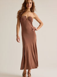 Fallon Strapless Maxi Dress Detail 2 - AS Kids