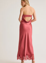 Ren Satin Maxi Dress Detail 6 - AS Kids