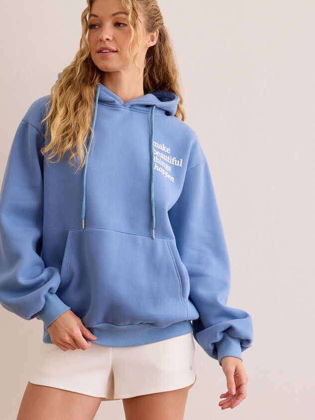 Make Beautiful Things Happen Hoodie Detail 3 - AS Kids