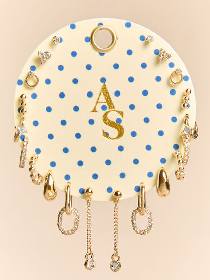 Polka Dot Chain Hoop Set - AS Kids