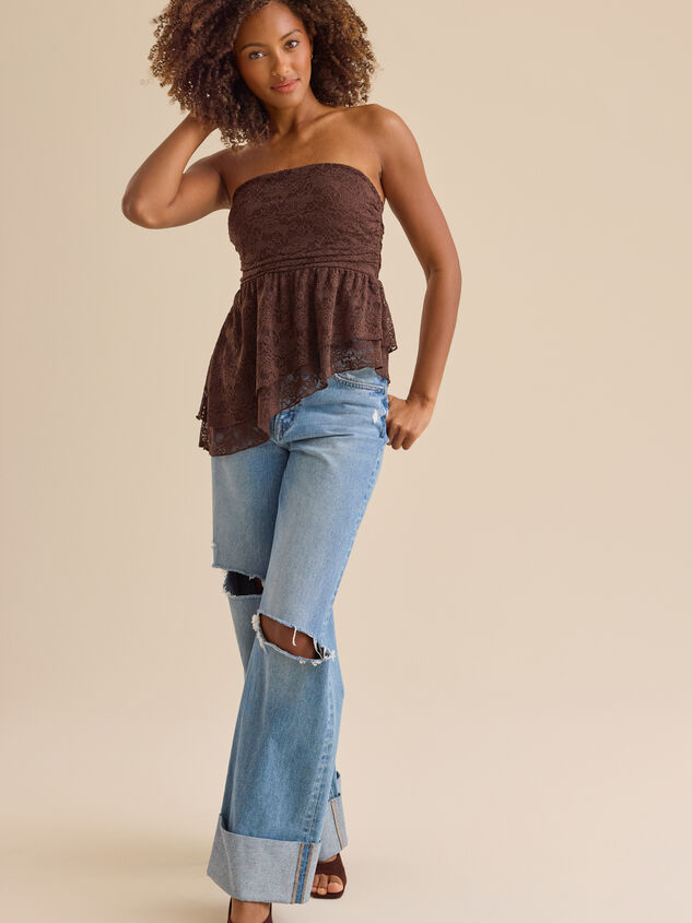 Ivy Asymmetrical Lace Tube Detail 4 - ALTAR'D STATE KIDS