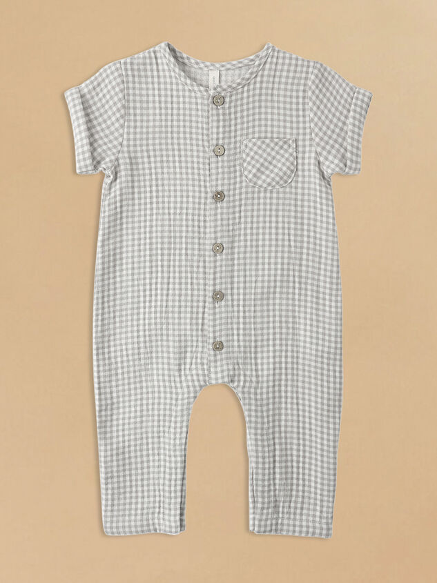 Charlie Gingham Jumpsuit by Quincy Mae - ALTAR'D STATE KIDS