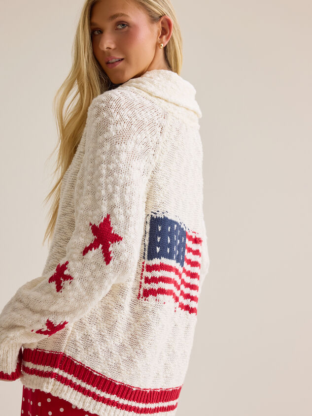 Liberty Flag Back Cardigan - AS Kids
