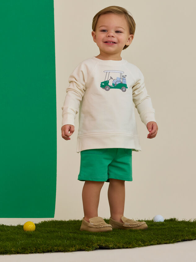Gabe Golf Cart Embroidered Baby Sweatshirt - ALTAR'D STATE KIDS