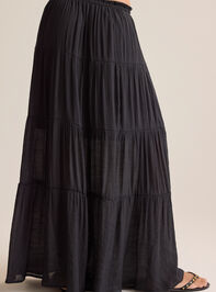 Tate Tiered Flowy Maxi Skirt Detail 4 - AS Kids