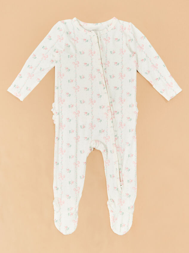 Buds & Bows Ruffle Footie - ALTAR'D STATE KIDS