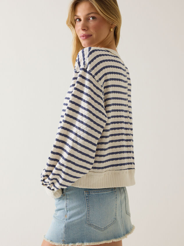 Cady Striped Crew Detail 5 - AS Kids