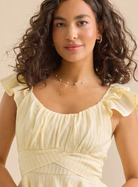 Lola Ribbed Crossover Romper Detail 4 - ALTAR'D STATE KIDS