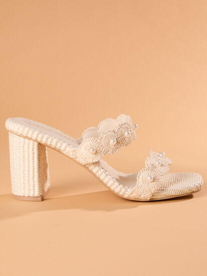 Helena Pearl Scallop Heel - ALTAR'D STATE KIDS