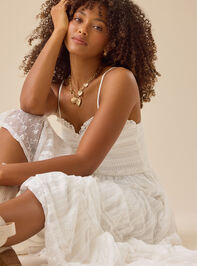 Tami Lace Tiered Maxi Dress Detail 5 - ALTAR'D STATE KIDS