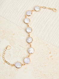 Gloria Coin Pearl Anklet Detail 2 - AS Kids