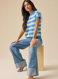 Peony Striped Sweater Vest - ALTAR'D STATE KIDS