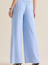 Natalie Striped Linen Pant Detail 5 - ALTAR'D STATE KIDS