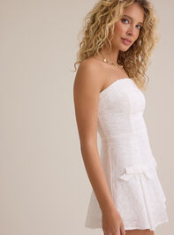 Kaybrie Strapless Bow Romper Detail 4 - AS Kids