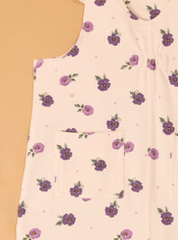 Janie Floral Flutter Overalls Detail 7 - AS Kids