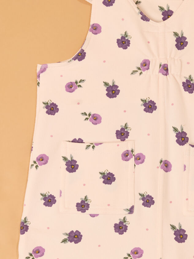 Janie Floral Flutter Overalls Detail 7 - AS Kids