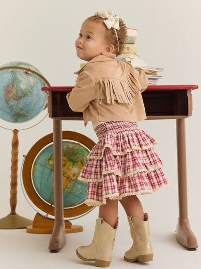Howdy Dress and Suede Jacket Set - AS Kids