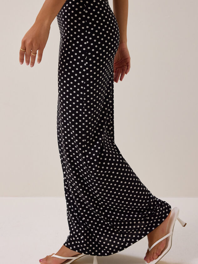 Priscilla Polka Dot Maxi Skirt Detail 3 - AS Kids