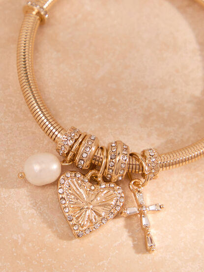 Ribbed Stretch Charm Bracelet - ALTAR'D STATE KIDS