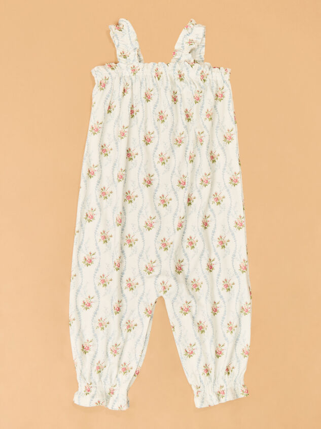 Heirloom Rose Ruffle Overall Detail 4 - ALTAR'D STATE KIDS
