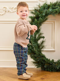 Evergreen Knit Sweater Detail 4 - AS Kids