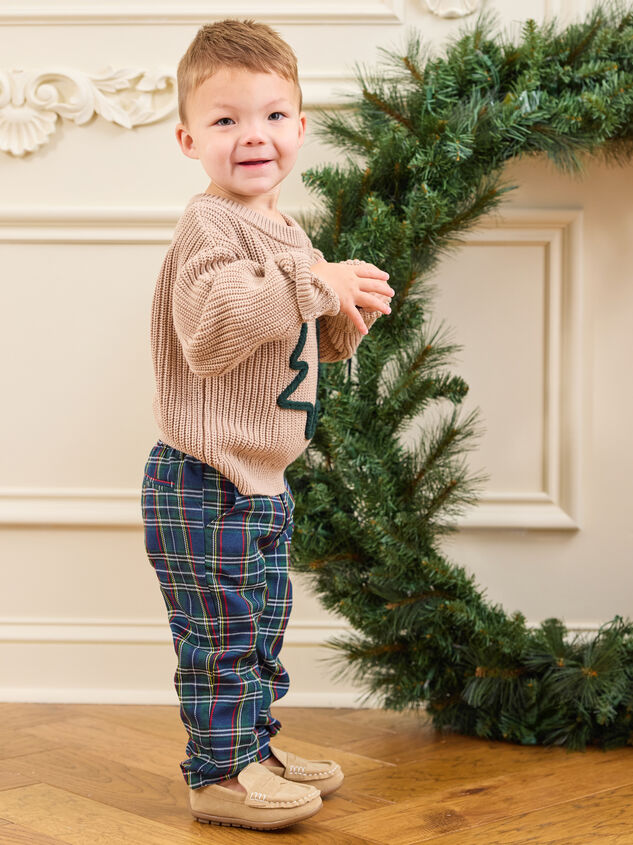 Evergreen Knit Sweater Detail 4 - AS Kids