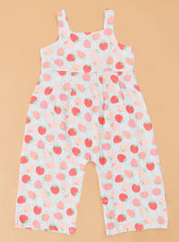 Sutton Strawberry Wide-Leg Jumpsuit - ALTAR'D STATE KIDS