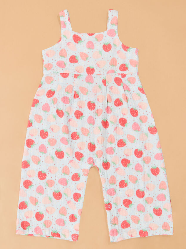 Sutton Strawberry Wide-Leg Jumpsuit - ALTAR'D STATE KIDS