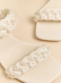 Carla Braided Pearl Heels Detail 3 - ALTAR'D STATE KIDS