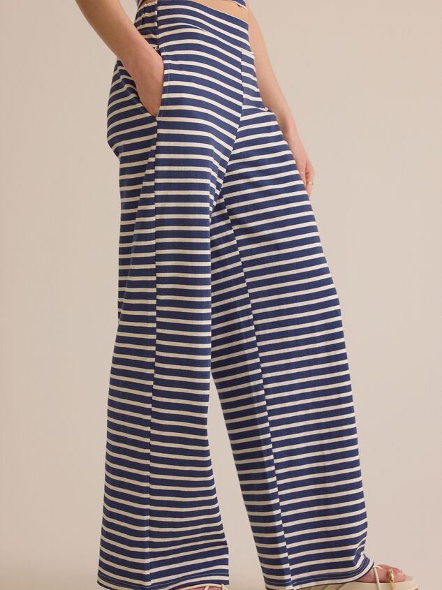 Poppy Stripe Lounge Pants Detail 4 - ALTAR'D STATE KIDS