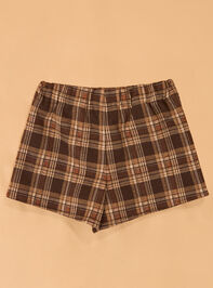 Alexa Plaid Skort Detail 3 - AS Kids