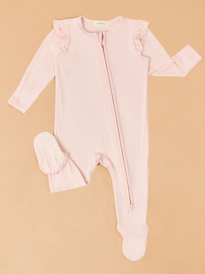 Lotus Ruffle Footie - ALTAR'D STATE KIDS