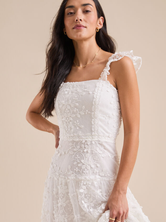 Kallie Lace Tiered Maxi Dress Detail 3 - ALTAR'D STATE KIDS