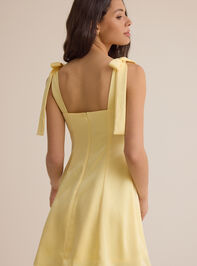 Posie Satin Mini Dress Detail 5 - AS Kids