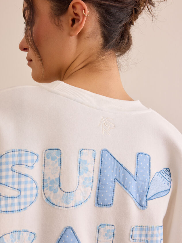 Sun Sand and Sea Pullover Detail 6 - AS Kids