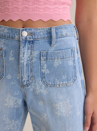 Lucia Floral Jeans Detail 2 - ALTAR'D STATE KIDS