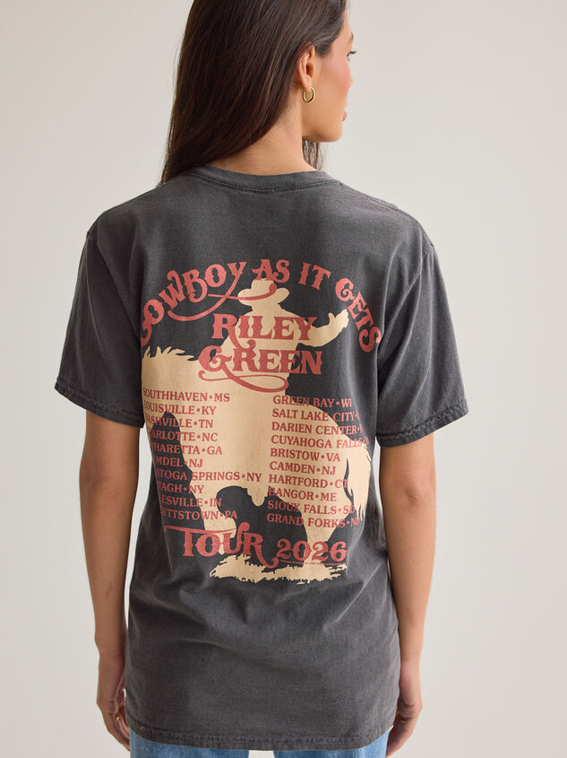 Riley Green Oversize Tee Detail 2 - AS Kids
