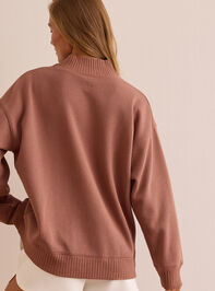 Game Plan Mock Neck Sweatshirt Detail 3 - AS Kids