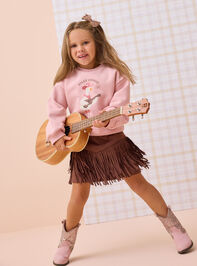 On the Loose Toddler Sweatshirt Detail 3 - AS Kids