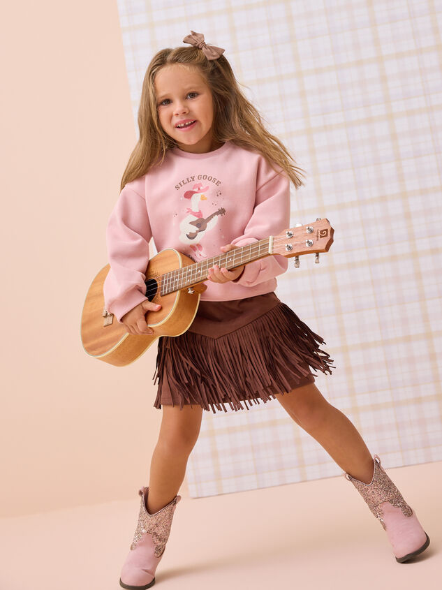 On the Loose Toddler Sweatshirt Detail 3 - AS Kids