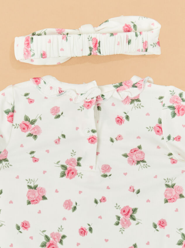 Rosie Rosettes Nightgown with Headband Detail 3 - ALTAR'D STATE KIDS