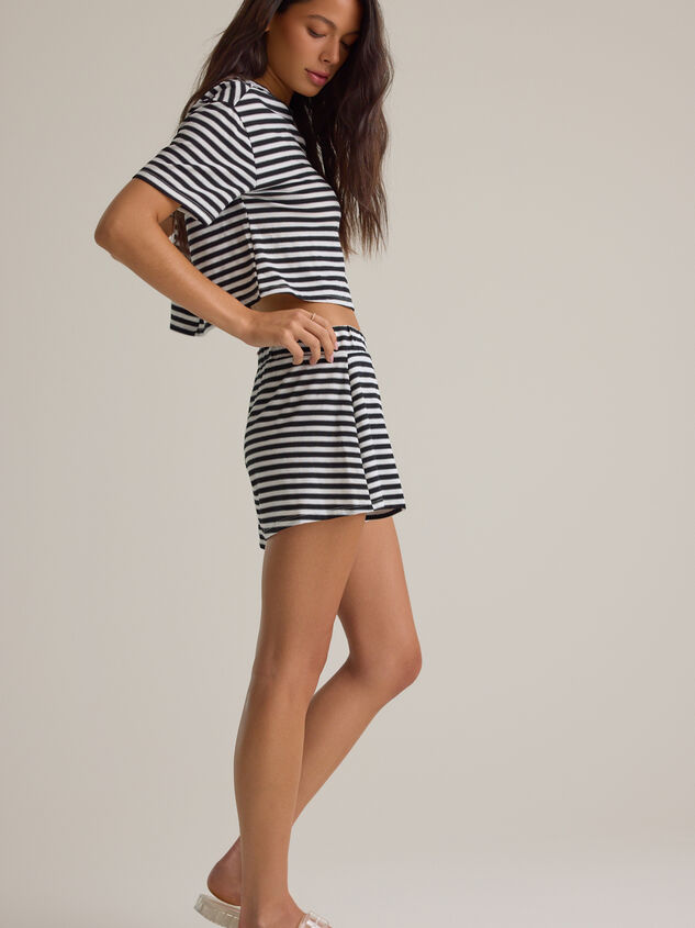 Nyra Stripe Relaxed Short Detail 3 - AS Kids