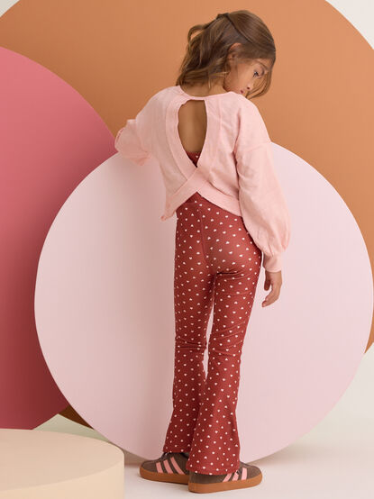 Hannah Heart Flare Jumpsuit - AS Kids