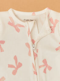 Pretty Bows Ruffle Footie Detail 3 - AS Kids
