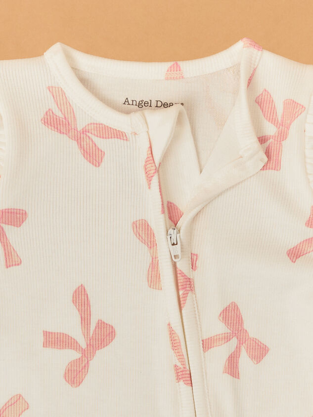 Pretty Bows Ruffle Footie Detail 3 - AS Kids