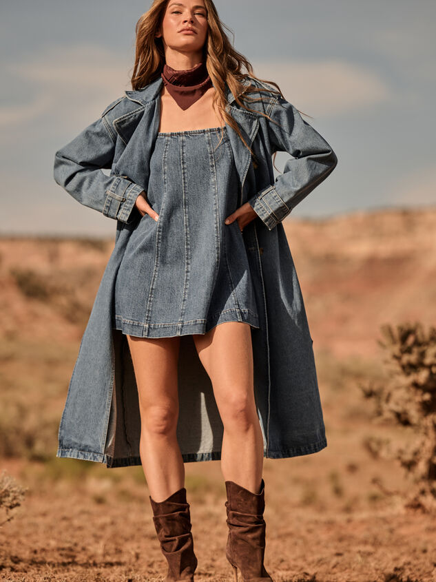 Jane Denim Trench Detail 2 - AS Kids
