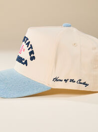 USA Embroidered Trucker Hat Detail 3 - ALTAR'D STATE KIDS