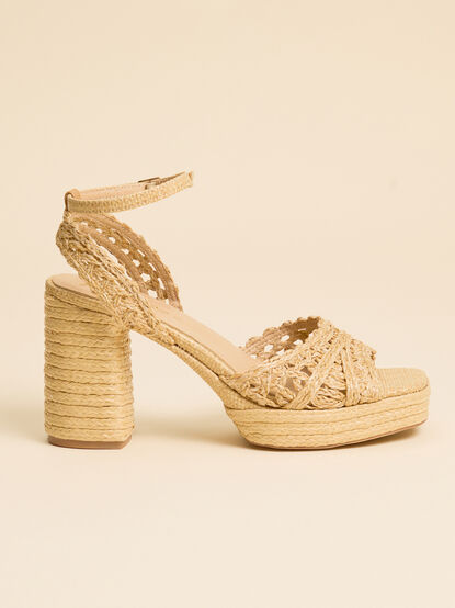 Matisse Orion Raffia Platform Heel - AS Kids